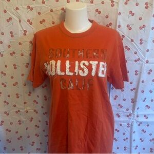 Hollister California Orange Tee